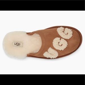 Ugg Slippers Scuff Logo Sheepskin